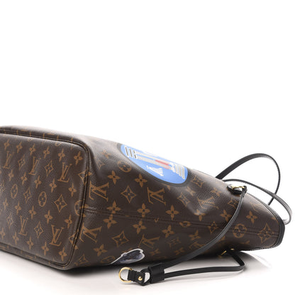 Louis Vuitton Monogram World Tour Neverfull MM 10 of 13
