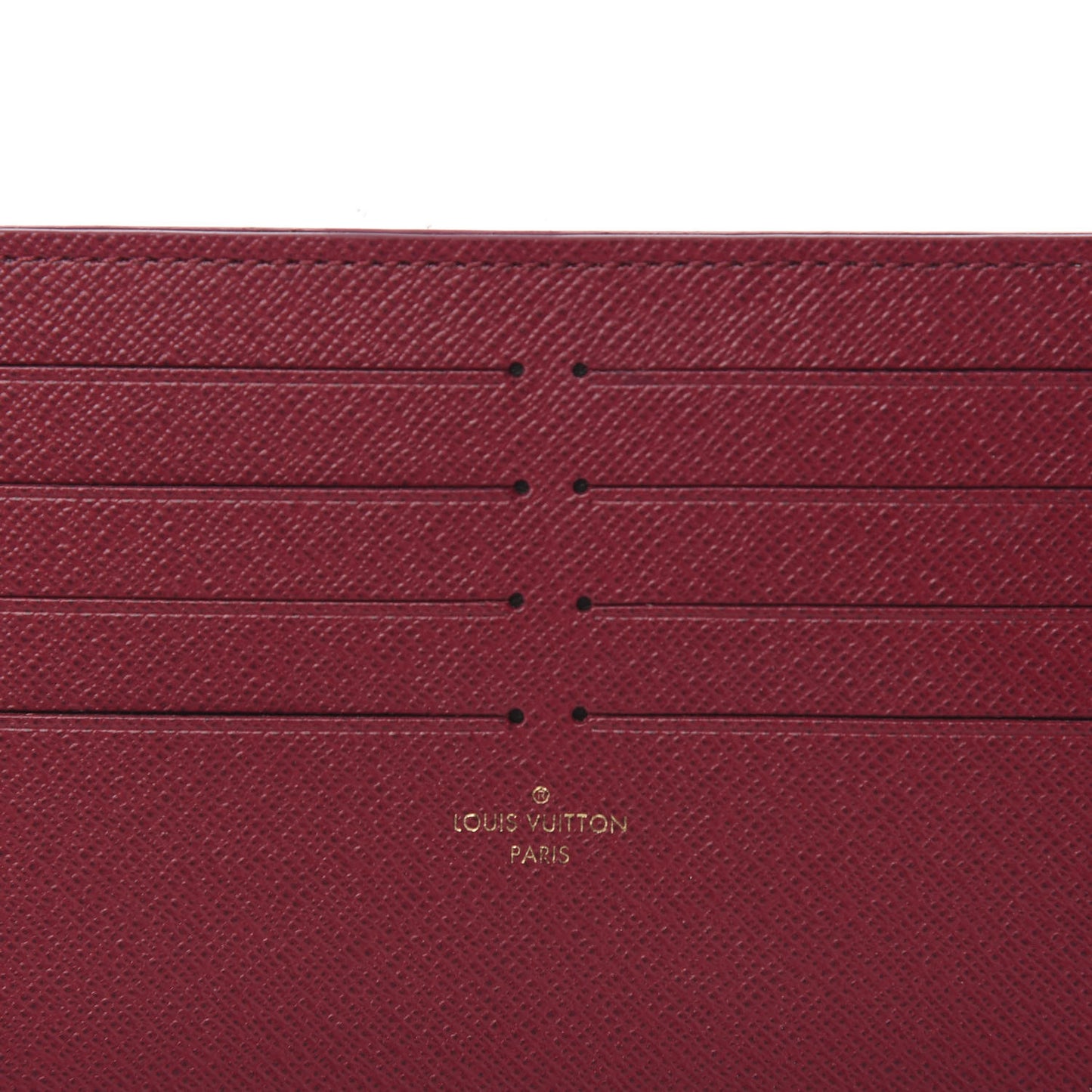 Calfskin Felicie Card Holder Insert Fuchsia