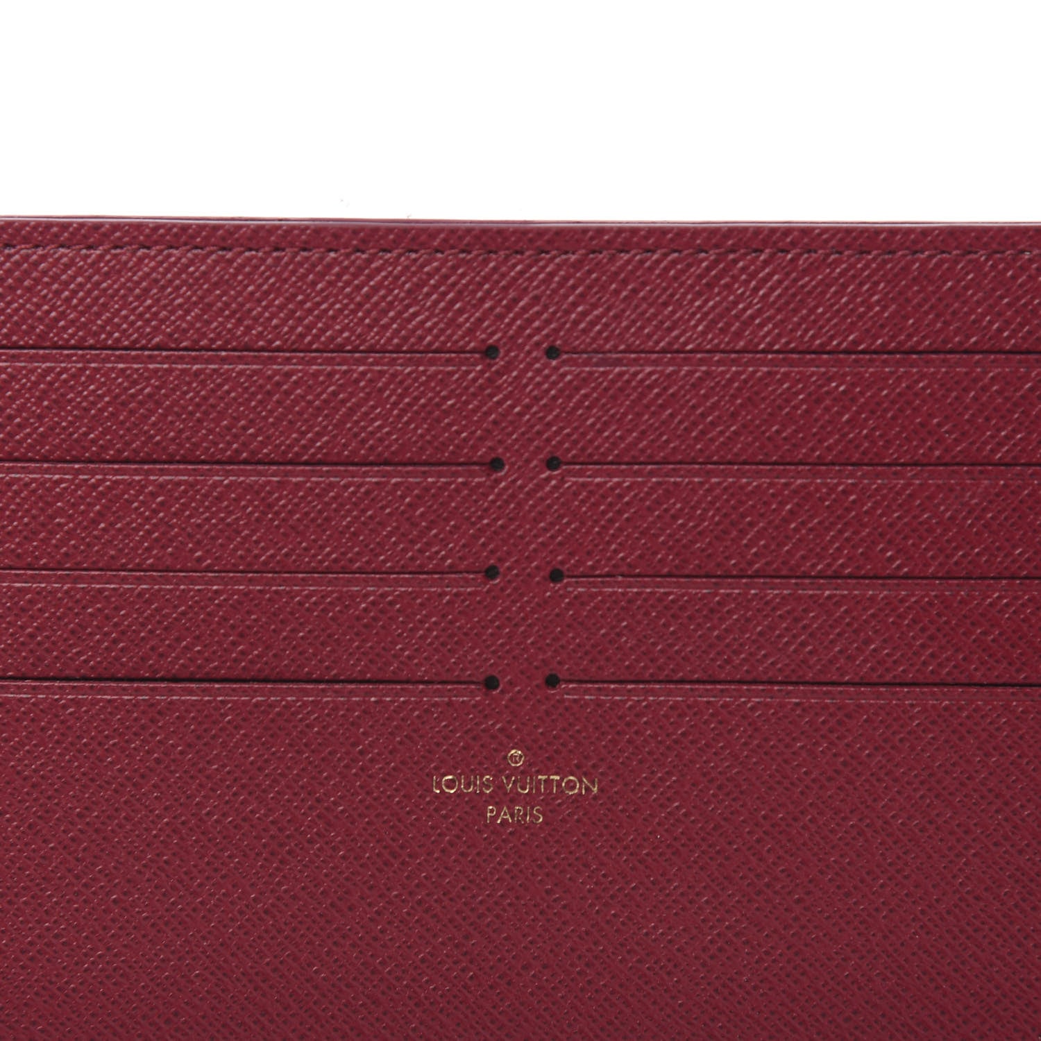 Louis Vuitton Calfskin Felicie Card Holder Insert Fuchsia 5 of 6