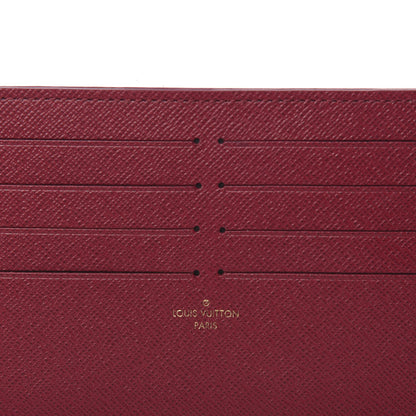 Louis Vuitton Calfskin Felicie Card Holder Insert Fuchsia 5 of 6