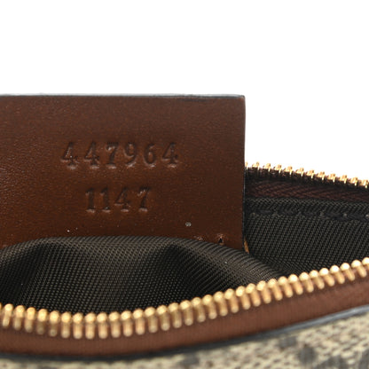 Gucci GG Supreme Monogram Key Case Beige Ebony Cuir 7 of 10