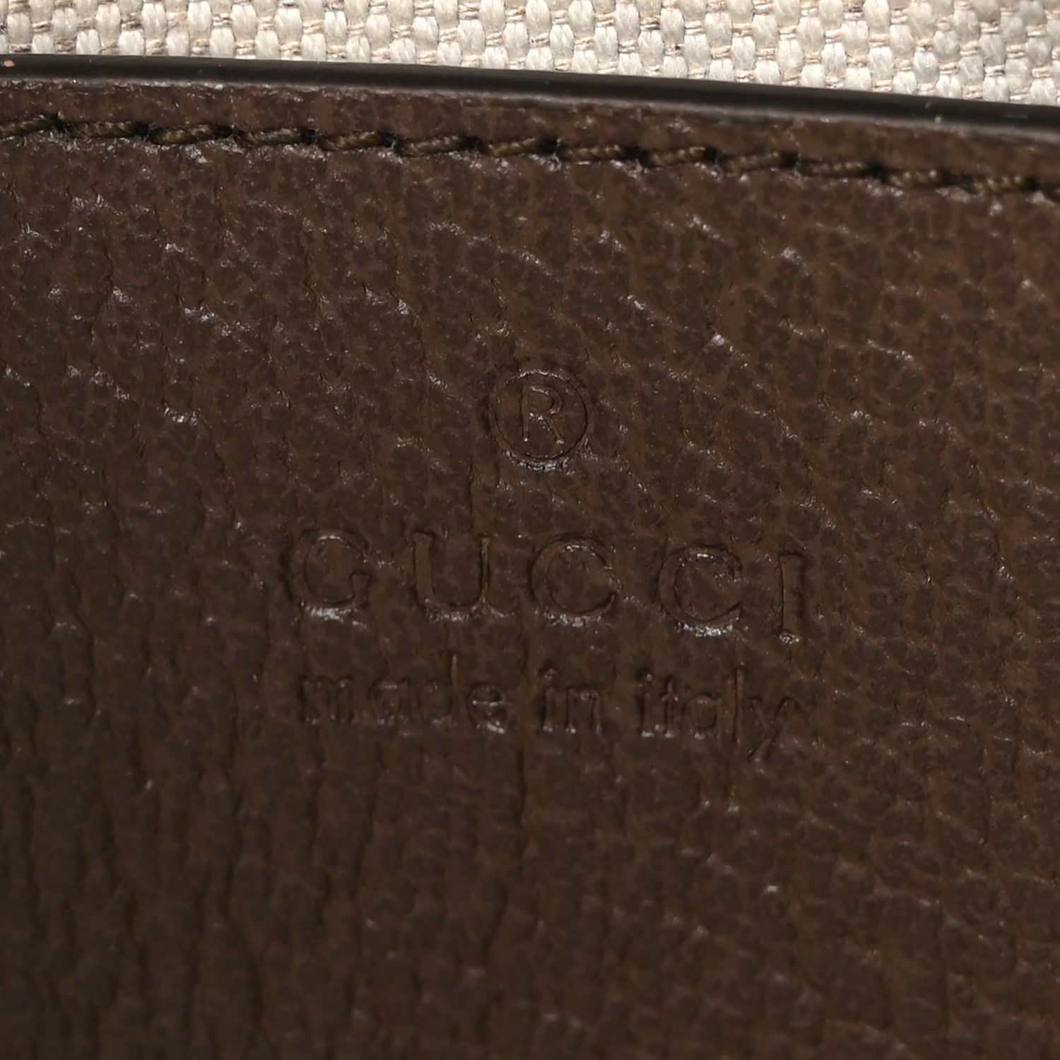 Gucci GG Supreme Monogram Textured Dollar Calfskin Small Ophidia Hobo Beige Ebony New Acero 6 of 10