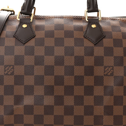 Louis Vuitton Damier Ebene Speedy Bandouliere 35 8 of 10