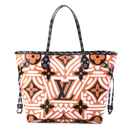 Louis Vuitton Monogram Giant Crafty Neverfull MM Creme Caramel 1 of 11