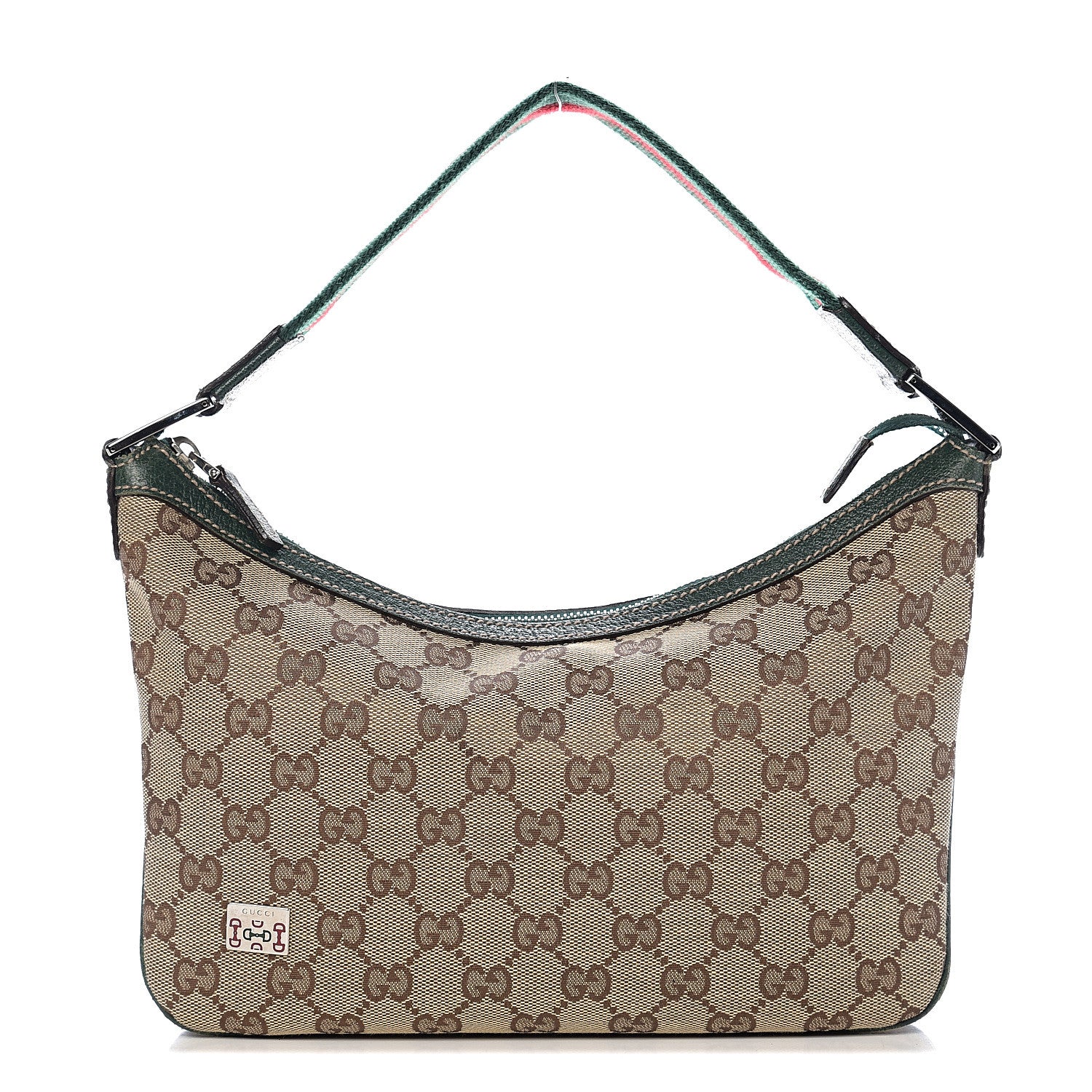 Gucci Monogram Medium Pop Hobo Dark Brown 1 of 9