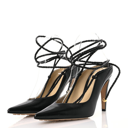 Bottega Veneta Nappa Spritz Pumps 37 Black 3 of 10