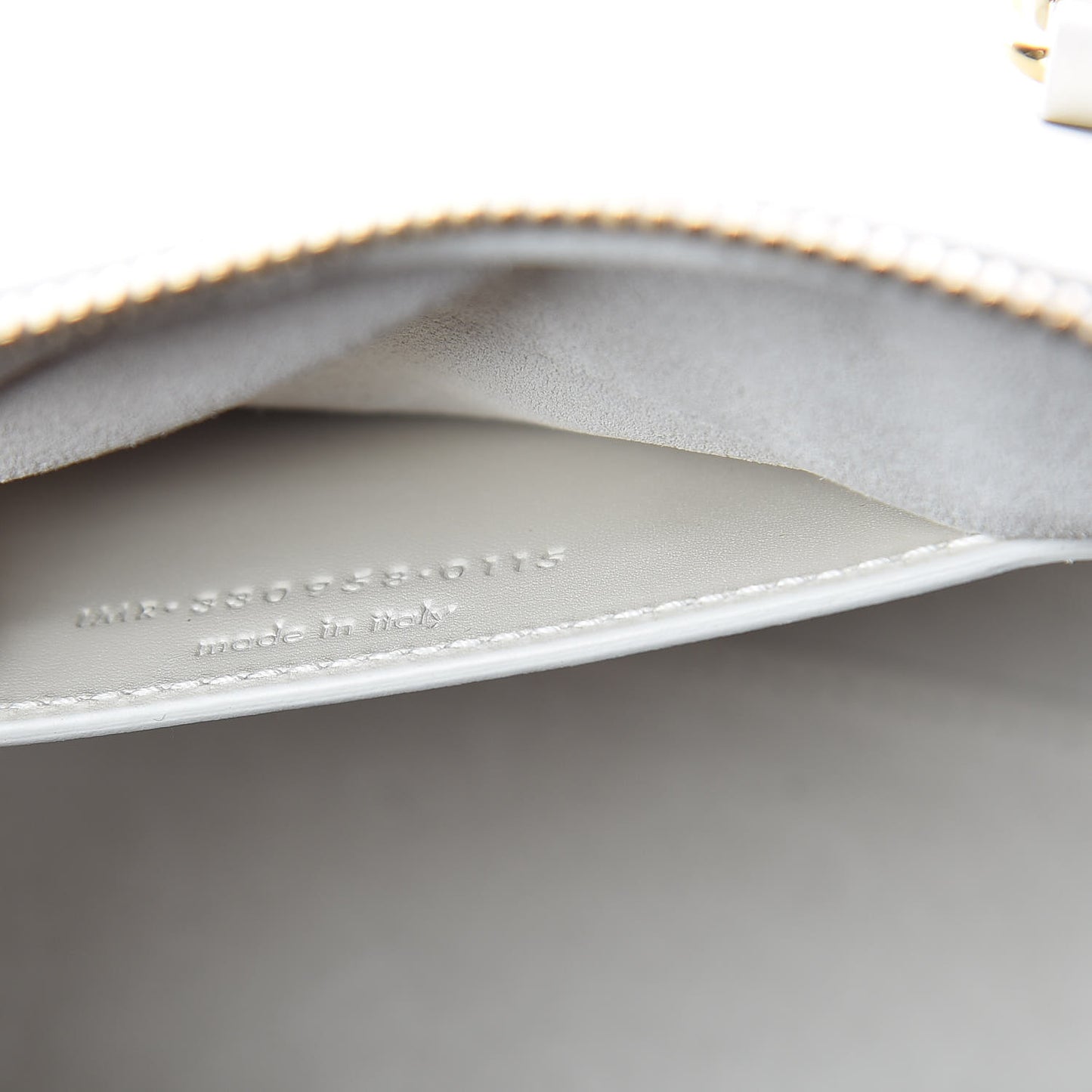 Calfskin Classic Baby Duffle Dove White