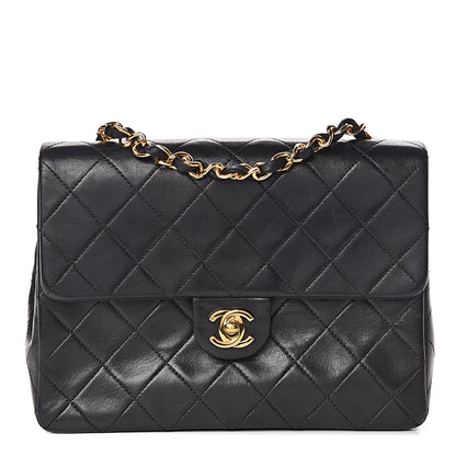 Chanel Lambskin Quilted Mini Square Flap Black 1 of 11