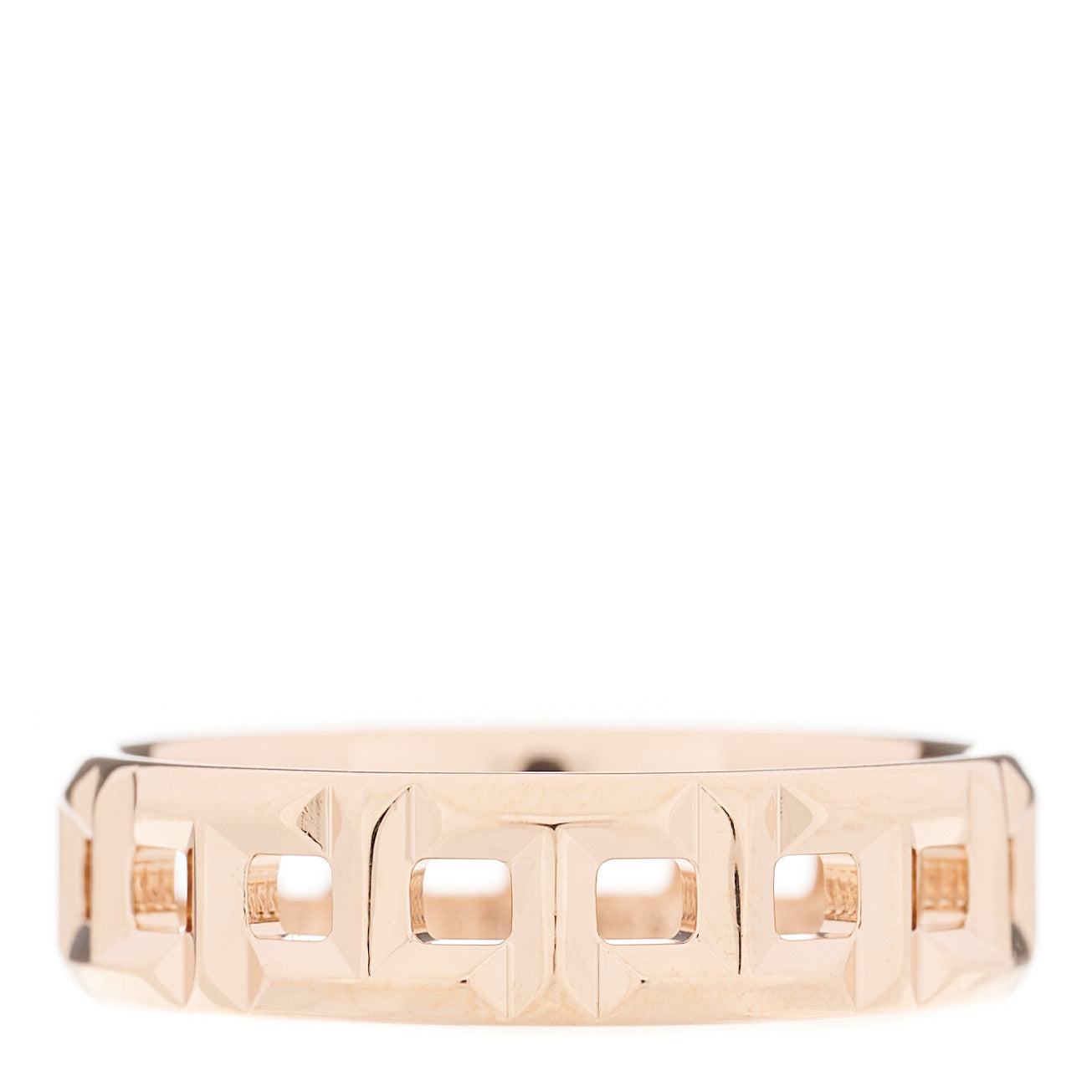 Tiffany 18K Rose Gold Wide T True Ring 57 8 1 of 5
