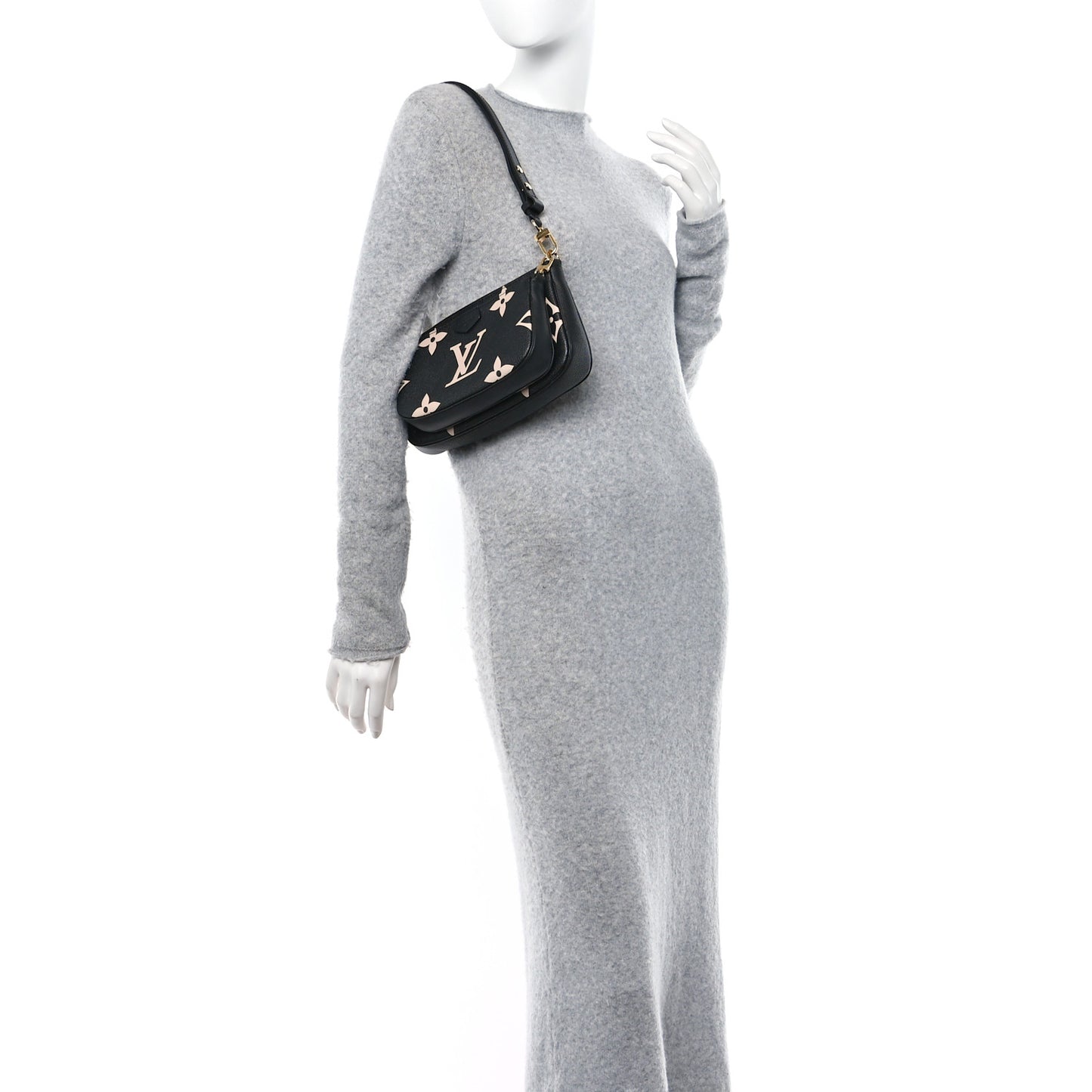 Empreinte Monogram Giant Multi Pochette Accessories Black Beige