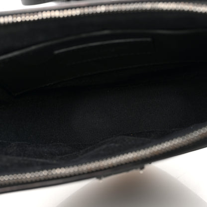 Saint Laurent Calfskin Heart Monogram Crossbody Black 5 of 8