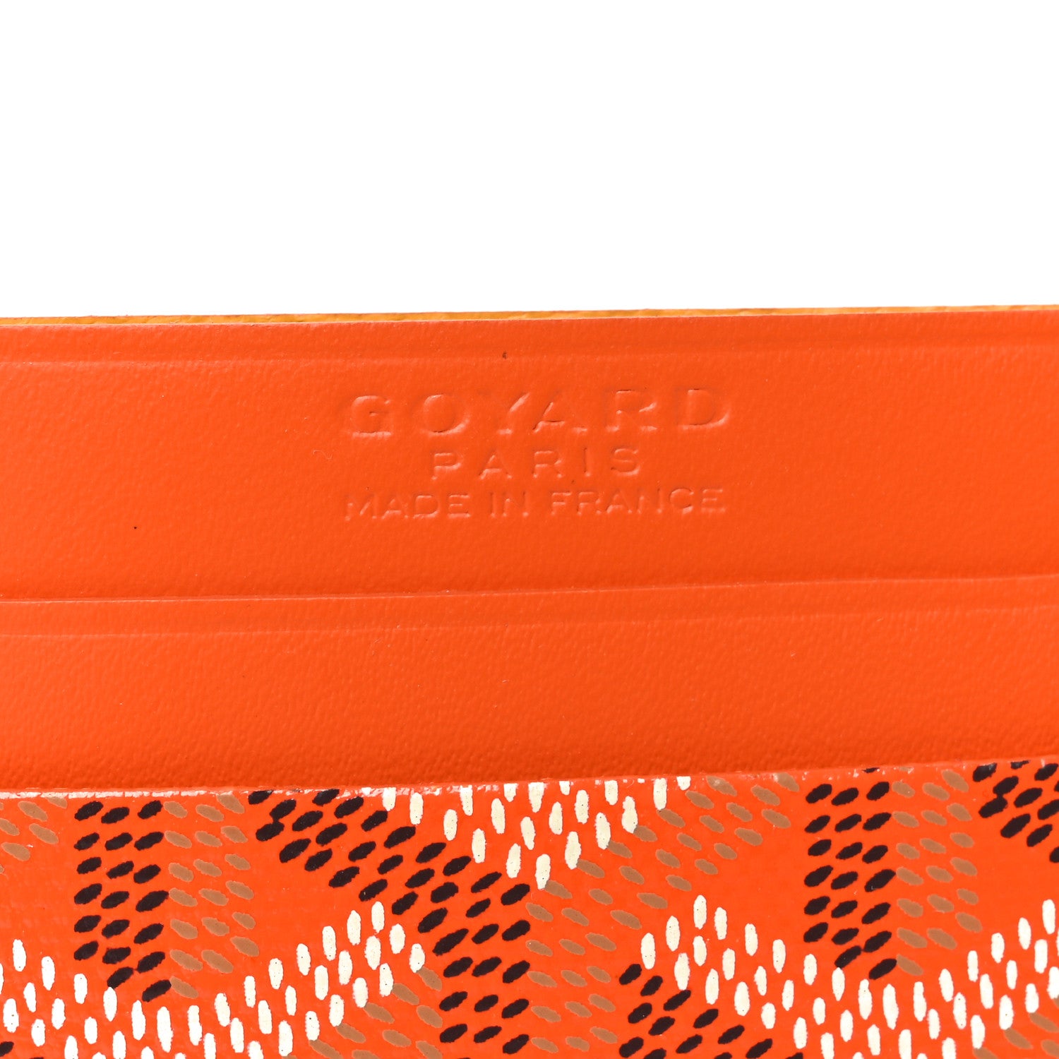 Goyard Goyardine Saint Sulpice Card Holder Orange 6 of 6