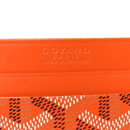 Goyard Goyardine Saint Sulpice Card Holder Orange 6 of 6