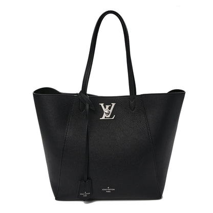 Louis Vuitton Calfskin Lockme Cabas Black 1 of 8