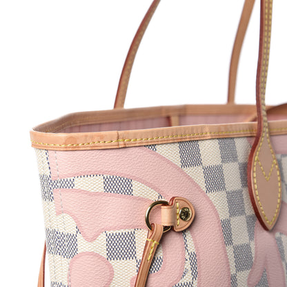 Louis Vuitton Damier Azur Tahitienne Neverfull MM 15 of 15