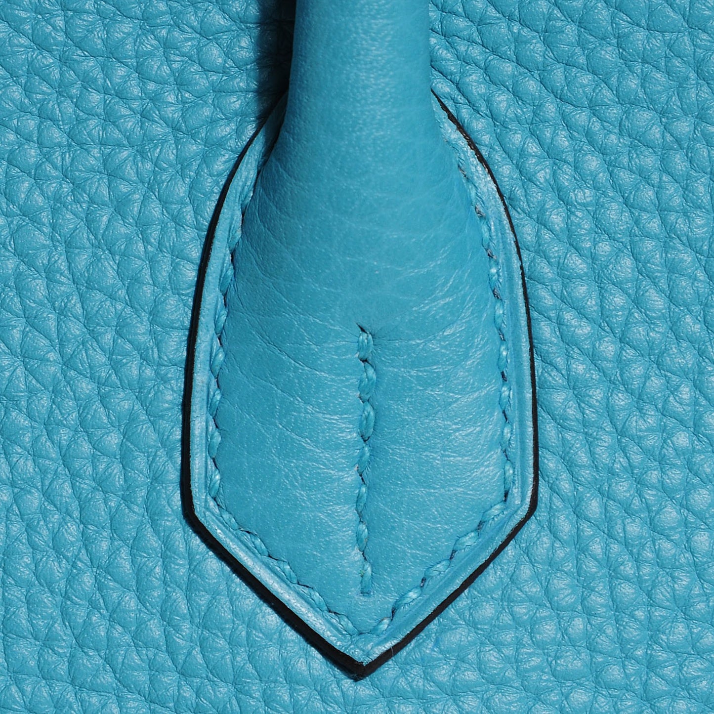 Togo Birkin 35 Bleu Saint Cyr