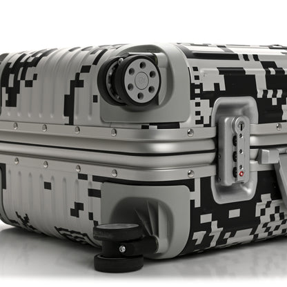Rimowa X RTFKT Polycarbonate Printed Original Twist Cabin Silver Black 8 of 13