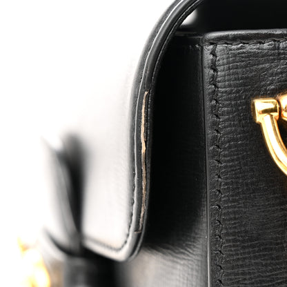 Gucci Azalea Calfskin Web Mini Horsebit 1955 Shoulder Bag Black 13 of 14