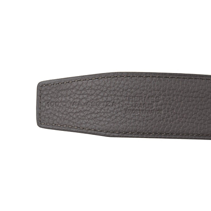 Hermes Togo 32mm H d'Ancre Belt 100 40 Etain Black 4 of 5