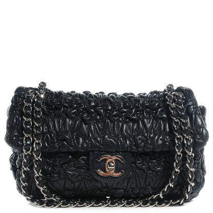 Chanel Lambskin Astrakan Medium Flap Black 1 of 8