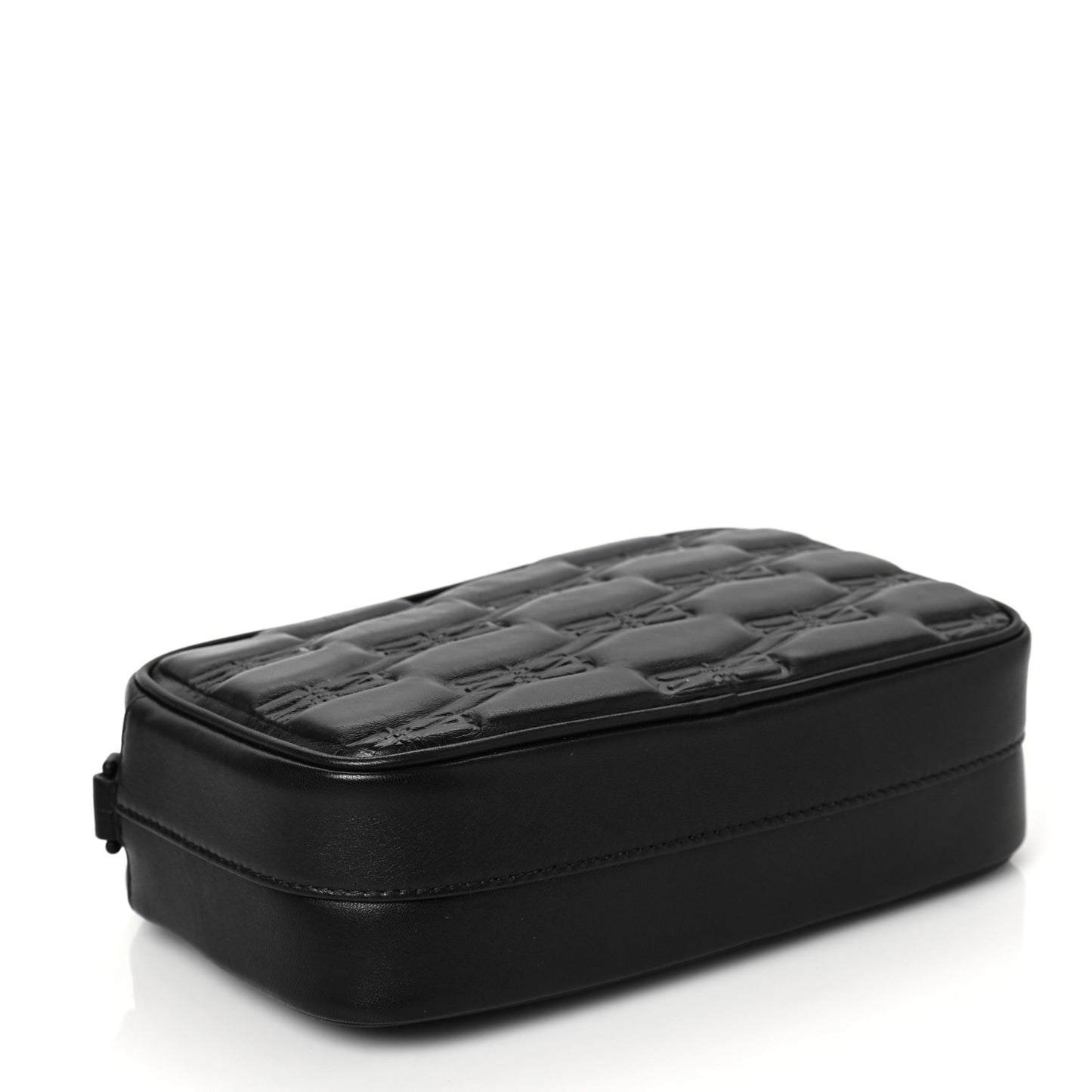 Nappa BB Monogram Embossed Everyday Camera Bag Black