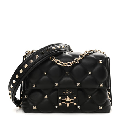 Valentino Garavani Nappa Small Candystud Crossbody Black 1 of 9