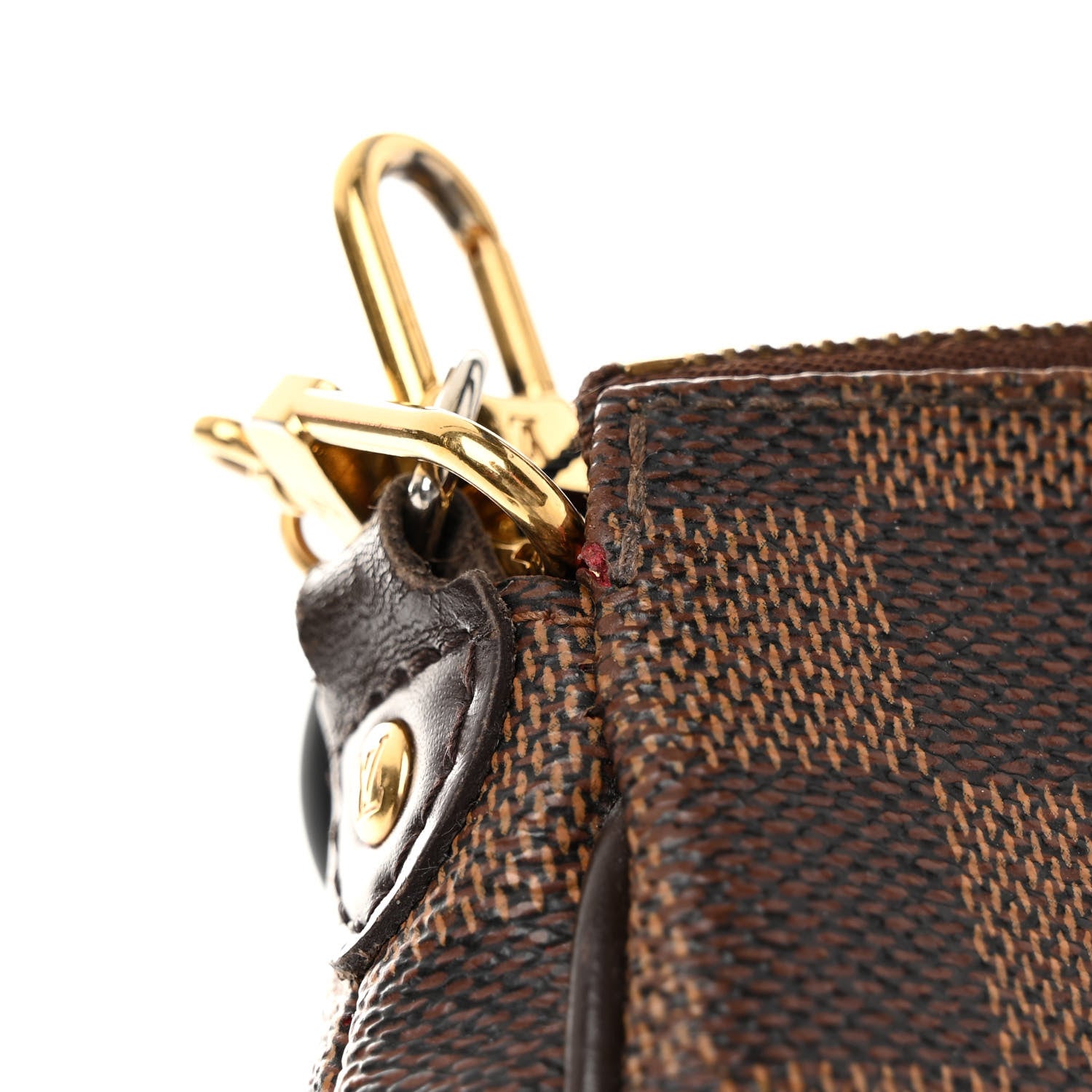 Louis Vuitton LOUIS VUITTON Damier Ebene Eva Clutch 9 of 9