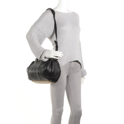 Alexander Wang Pebbled Lambskin Rockie Black w Pale Gold Hardware 2 of 6