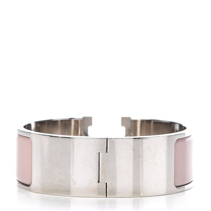 Hermes Enamel Wide Clic Clac H Bracelet PM Marron Glace 3 of 4