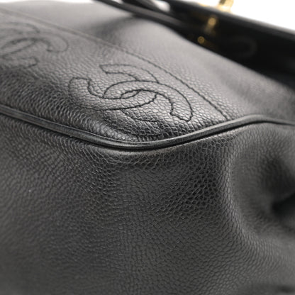 Chanel Caviar CC Backpack Black 10 of 15