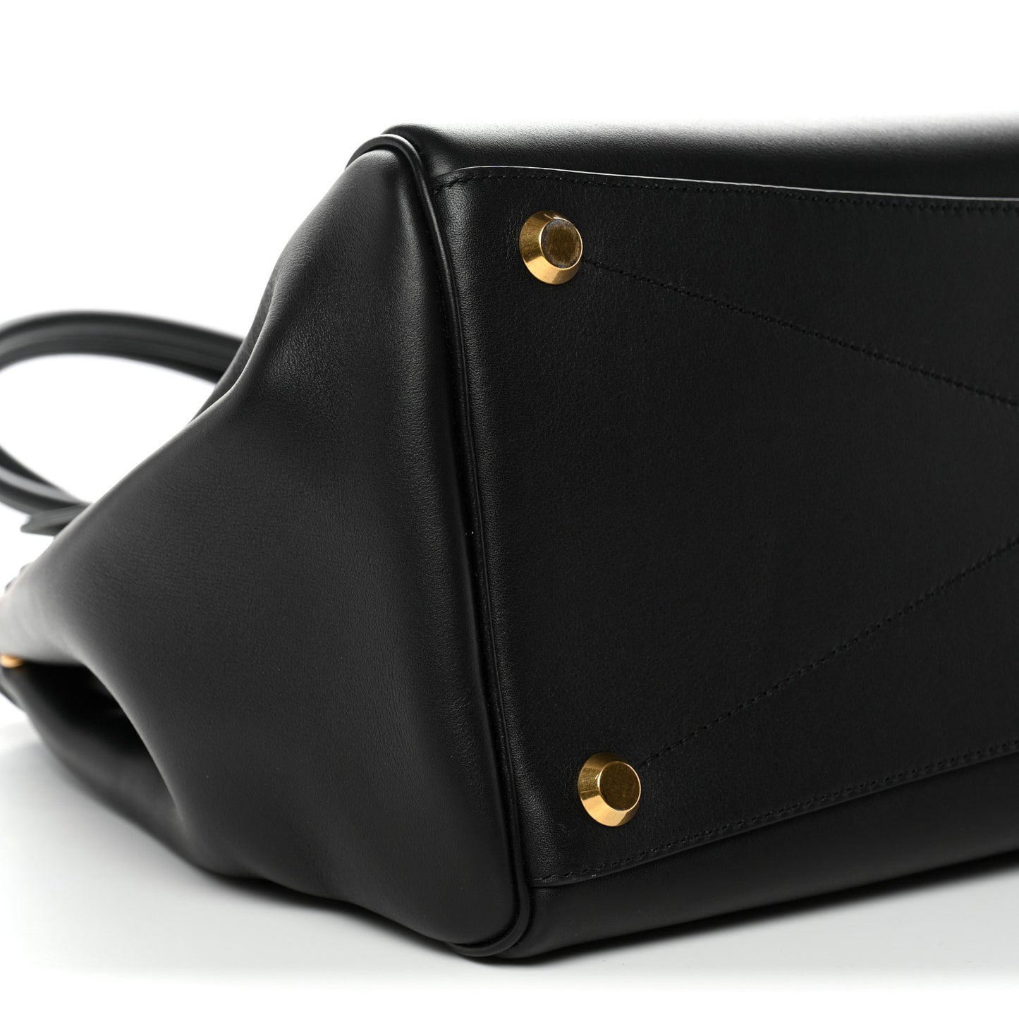 Smooth Calfskin Medium Bel Air Carry All Bag Black