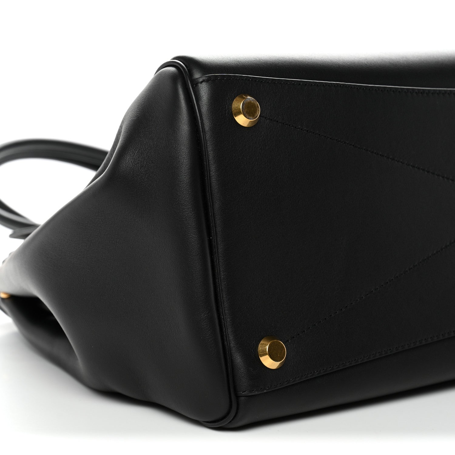 Balenciaga Smooth Calfskin Medium Bel Air Carry All Bag Black 8 of 9