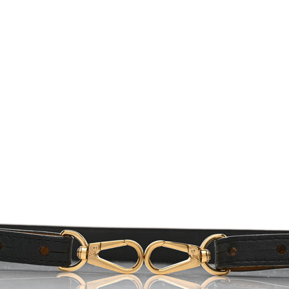 Louis Vuitton Reverse Monogram Bandouliere Shoulder Strap XL Black 6 of 6