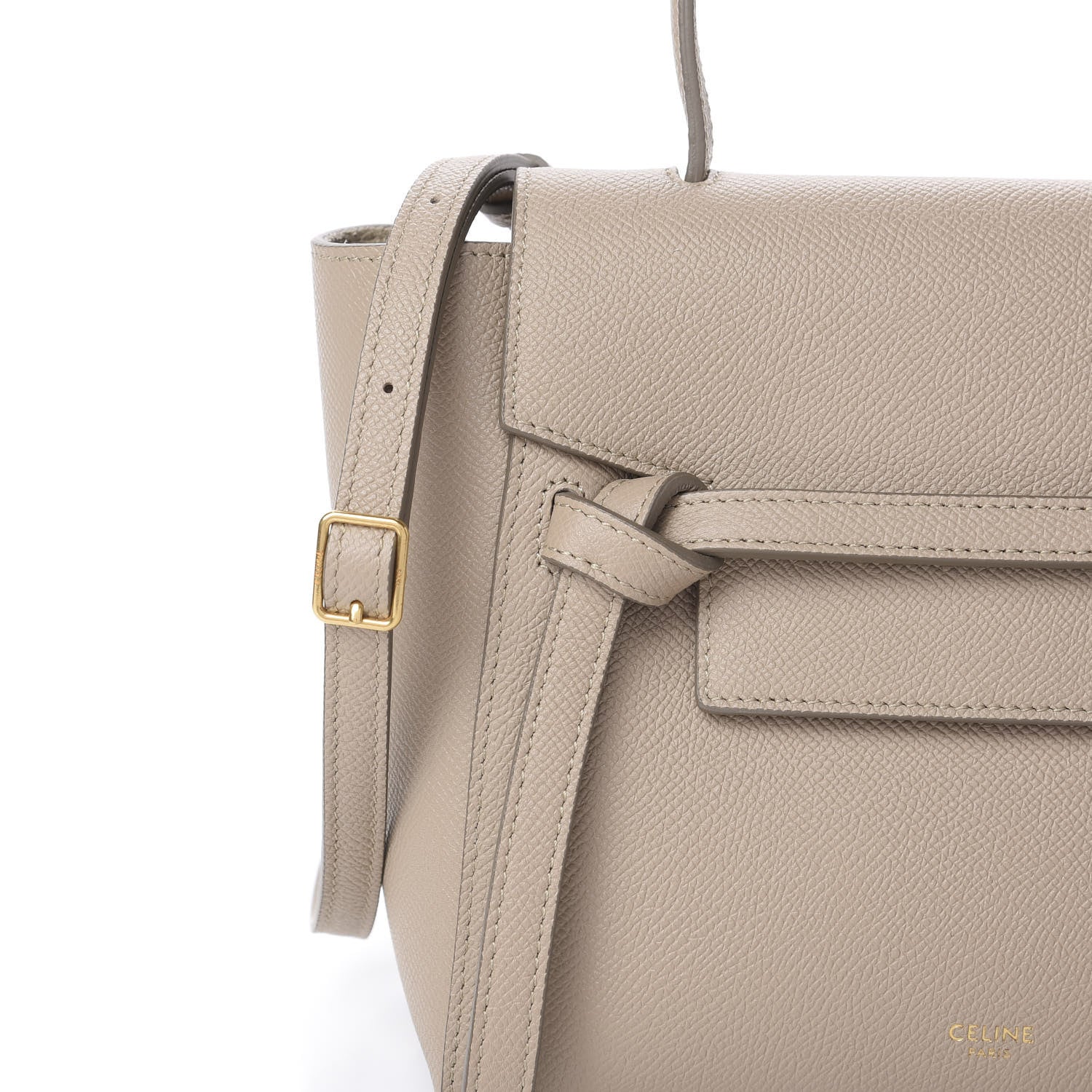 Celine Grained Calfskin Nano Belt Bag Light Taupe 12 of 12