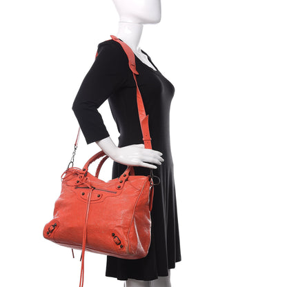 Balenciaga Agneau Classic Hardware Velo Rose Corail 2 of 15