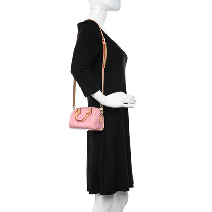 Louis Vuitton Vernis Monogram Nano Speedy Mochi Pink 2 of 11