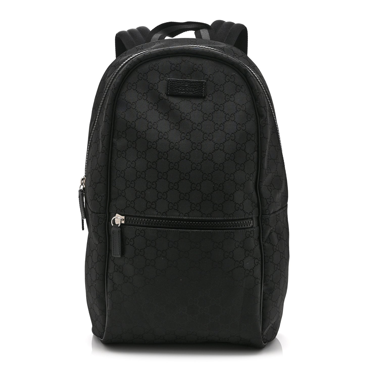 Nylon Monogram Slim Backpack Black