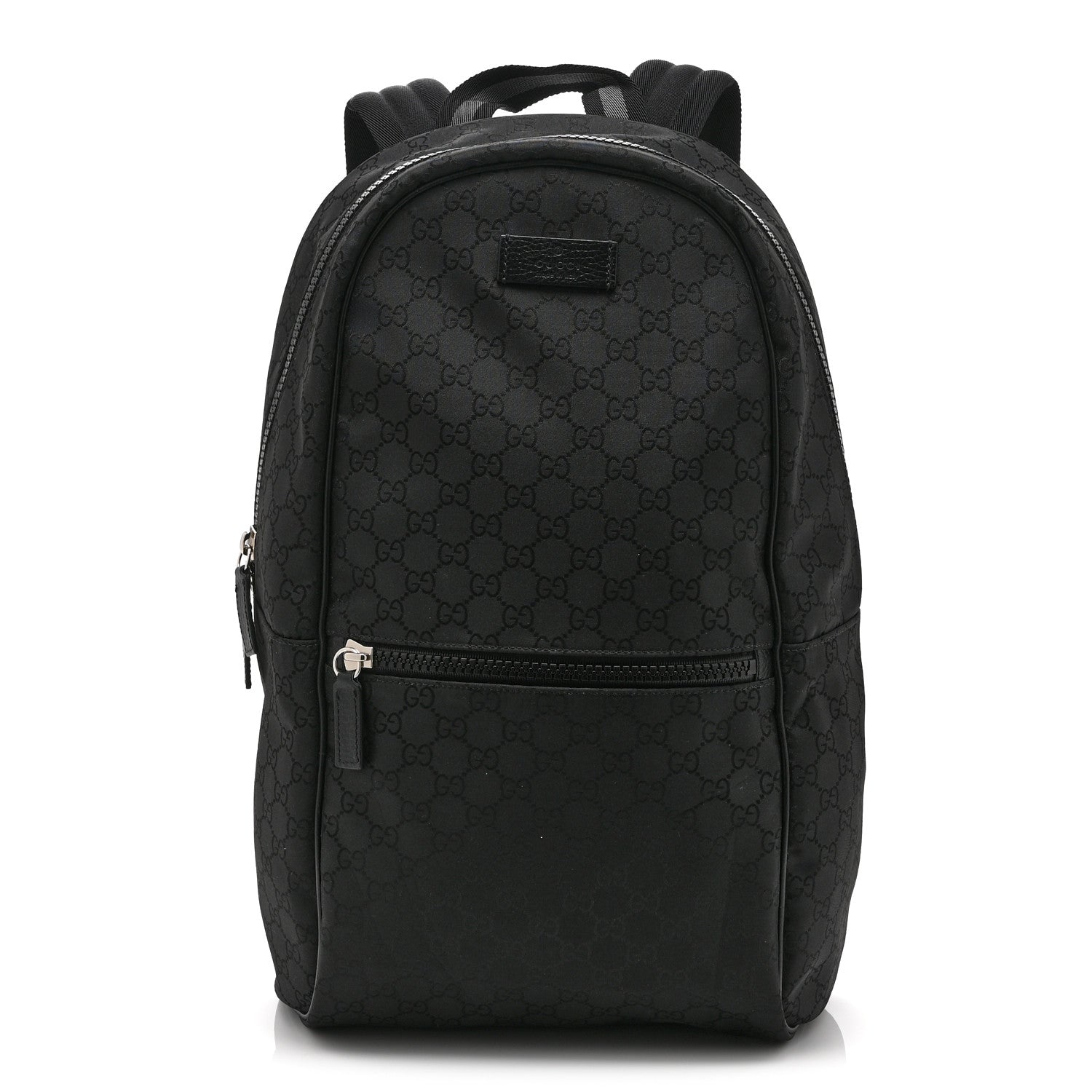 Gucci Nylon Monogram Slim Backpack Black 1 of 11