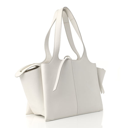Celine Baby Grained Calfskin Small Tri-Fold Bag White 3 of 22