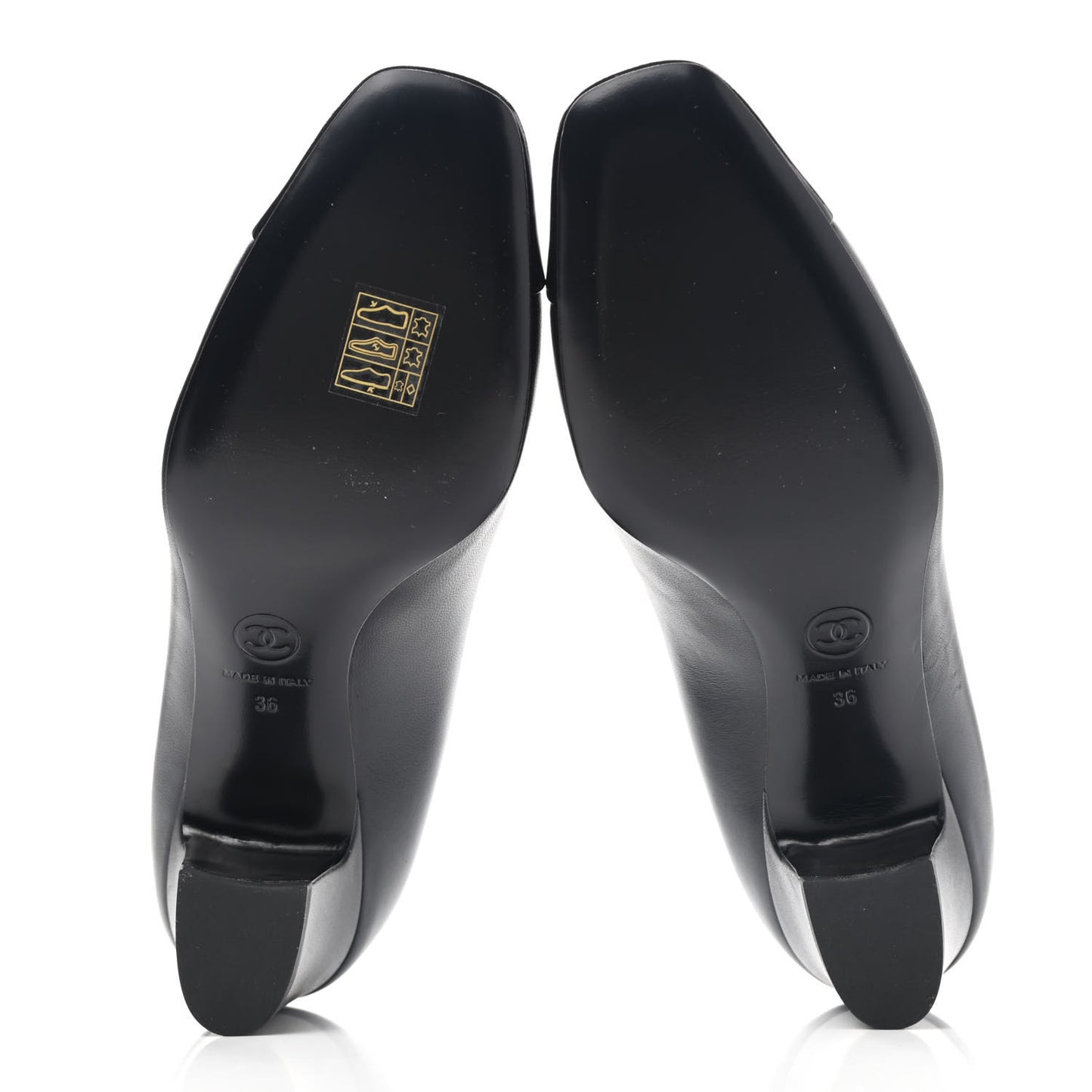 Patent Lambskin Cap Toe Mary Jane Mid Heel Strap Pumps 36 Black