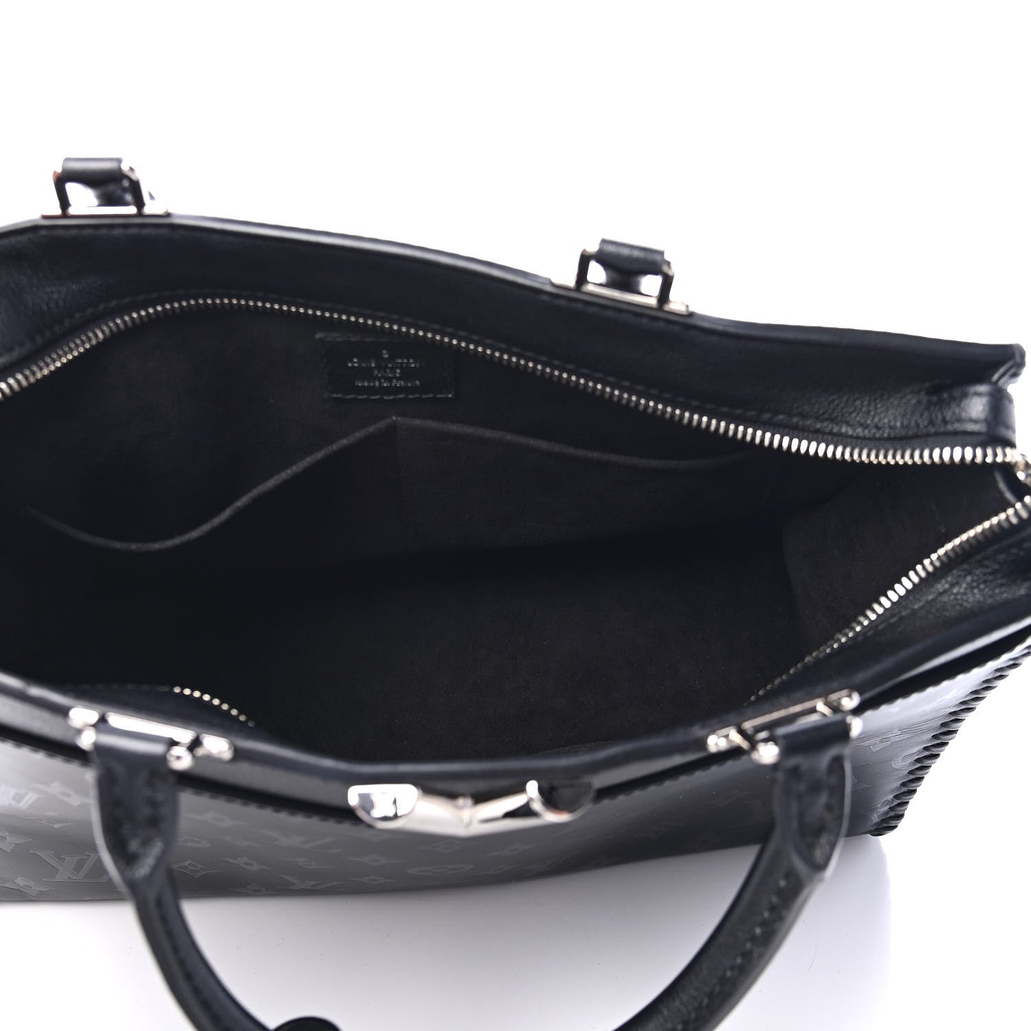Louis Vuitton Monogram Cuir Plume Very Zipped Tote Black 4 of 4