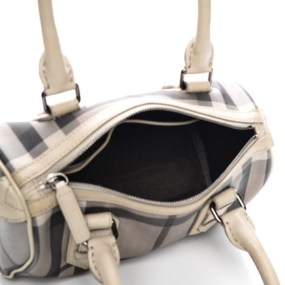 Burberry Smoked Check Small Chester Bowling Bag Trench 5 of 10