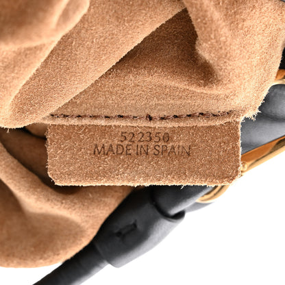 Loewe Mellow Nappa Donut Chain Mini Flamenco Knot Clutch Black 7 of 10