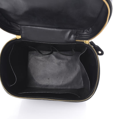 Chanel Caviar CC Vanity Train Case Black 5 of 8