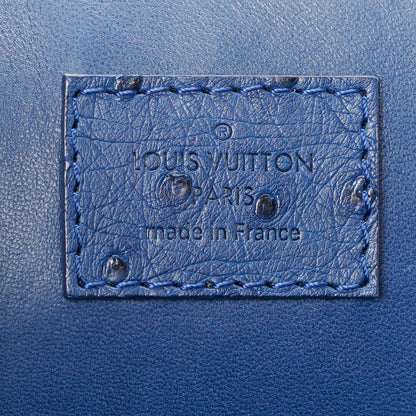 Louis Vuitton Ostrich Alma PM Indigo 6 of 11