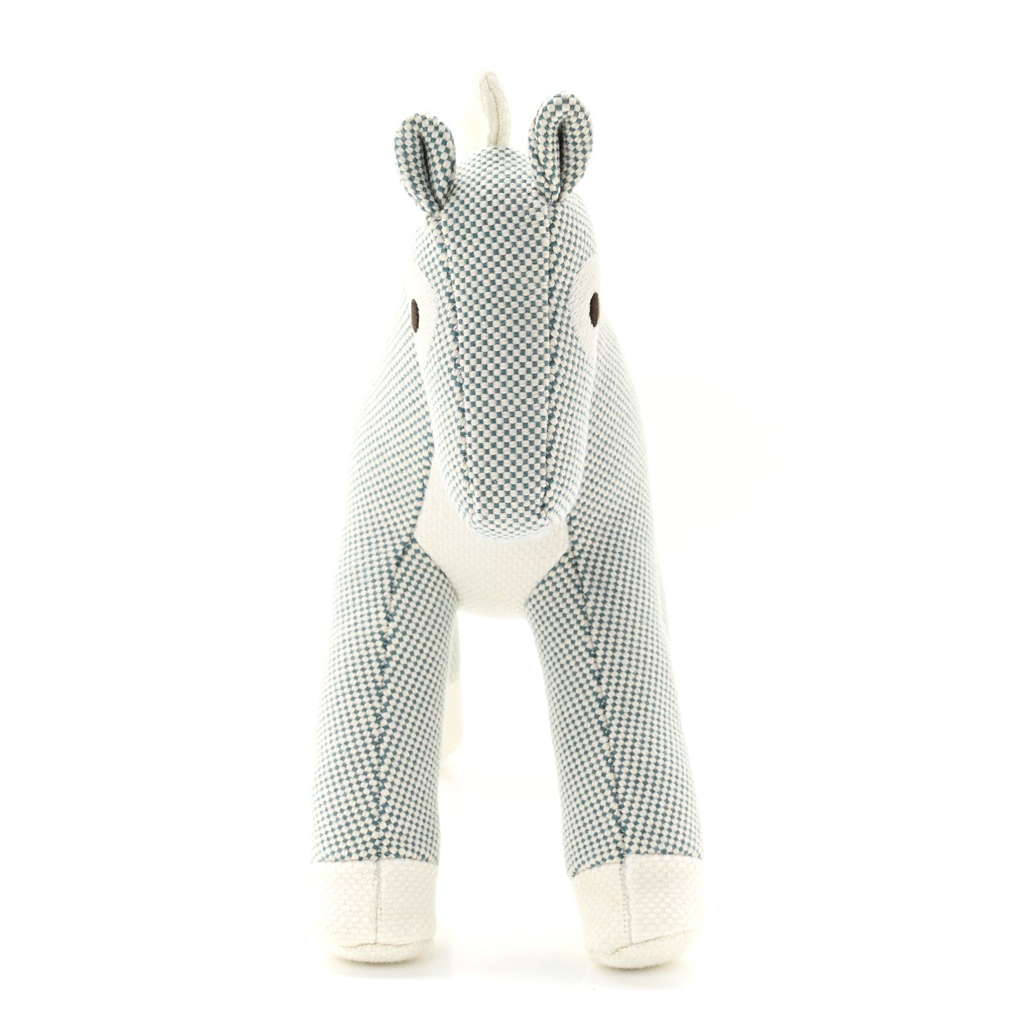 Hermes Cotton Honore Epopee Horse Plush Toy Bleu Nattier 3 of 6
