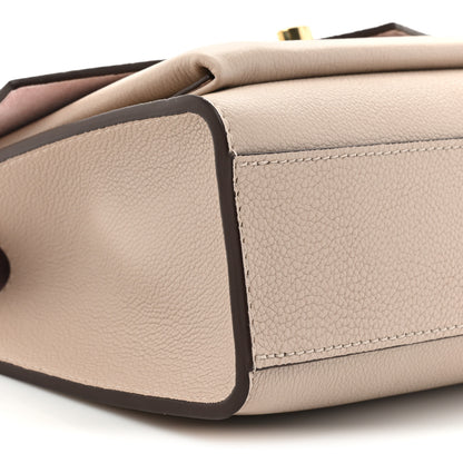 Louis Vuitton Soft Calfskin Mylockme Chain Bag BB Greige 9 of 10