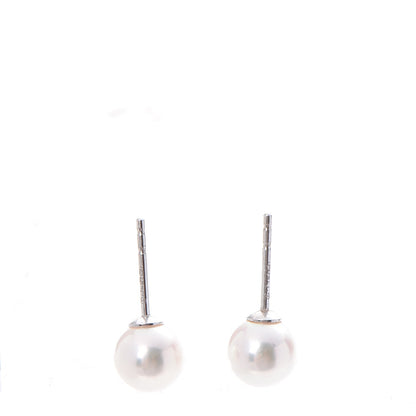 Mikimoto 18K White Gold 6.5-7mm Pearl Stud Earrings 3 of 5