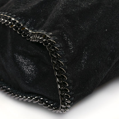 Stella McCartney Metallic Shaggy Deer Big Falabella Tote Black 6 of 11