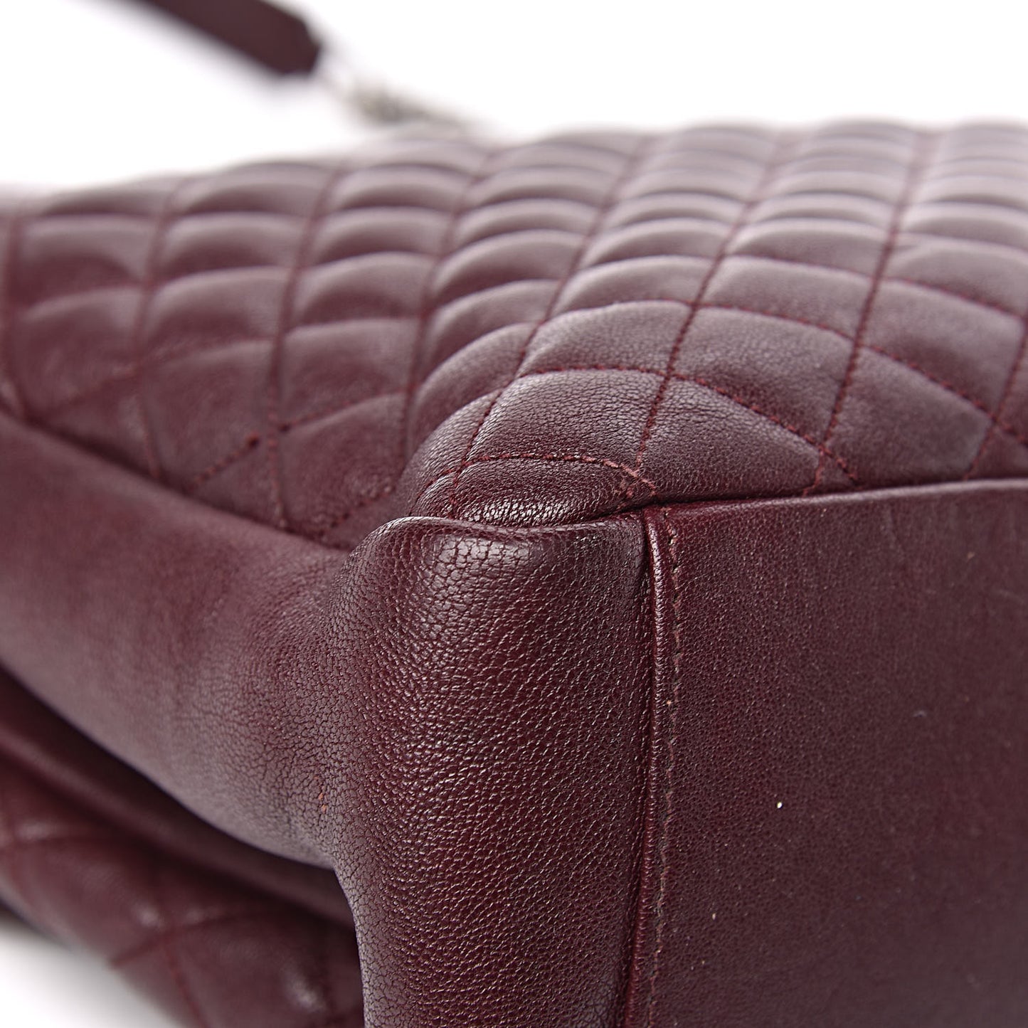 Calfskin Mixed Matelasse Triquilt Large Monogram Envelope Satchel Bordeaux